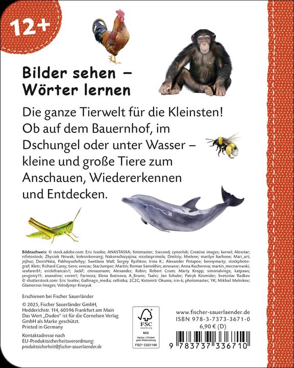 Produktbild Duden: 12+: Kennst du das? Die Tiere (Deutsch)