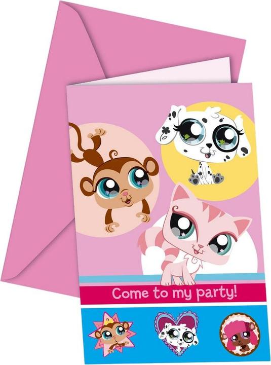Image du produit Littlest Pet Shop - Invitations (6 pcs)