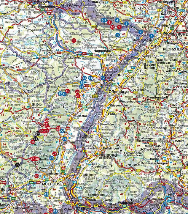 Nährwerte und Zutaten Elsass - Vogesen. Wandern & Einkehren (Deutsch, Jörg-Thomas Titz, 2016)