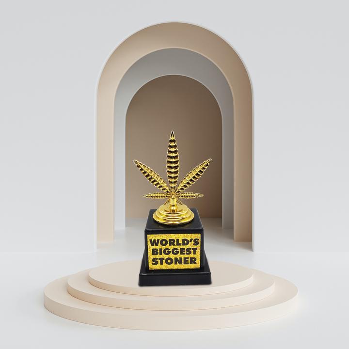 Image du produit Thumbs Up Mad Monkey - TROPHEE "World's Biggest Stoner" (le plus grand stoner du monde)