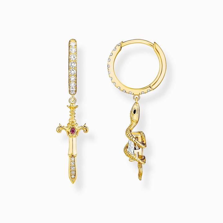Image du produit Thomas Sabo Créoles avec pendentif Tempting Romance (Argent 925, Or jaune)