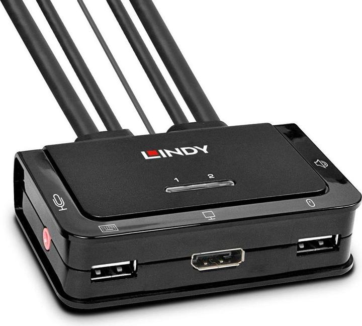 Produktbild Lindy 2 Port DisplayPort 1.2
