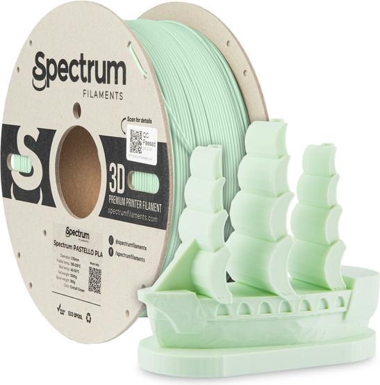 Actual product image Filament PLA Pastello coctail green 1.0kg 1.75mm (PLA, 1.75 mm, 1000 g, Green)