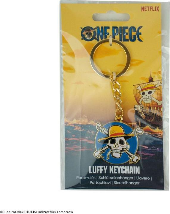 Actual product image Cinereplicas One Piece Luffy keyring pendant