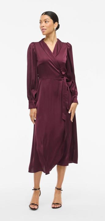 Actual product image Vila Langärmeliges Midi Wickelkleid (44)