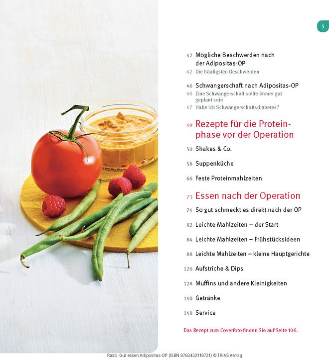 Produktbild Gut essen Adipositas-OP (Deutsch, Heike Raab, 2025)