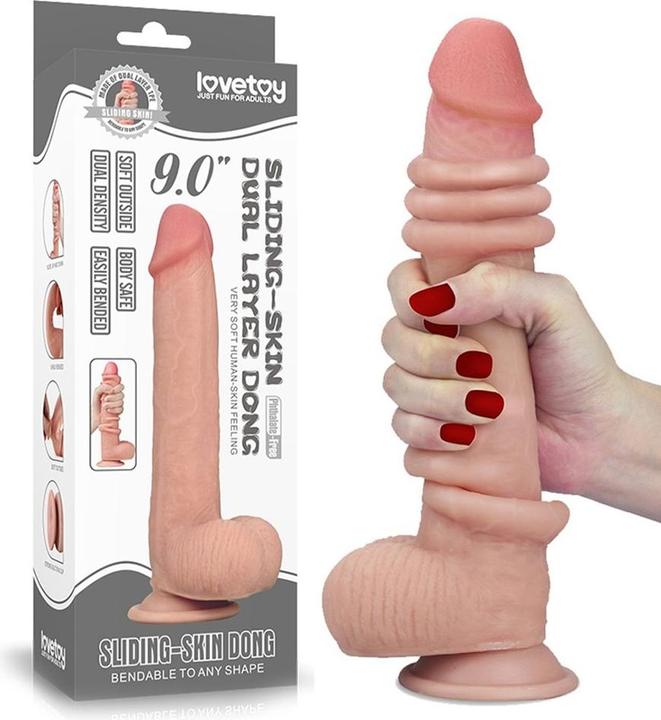 Image du produit Lovetoy Gode à peau coulissante