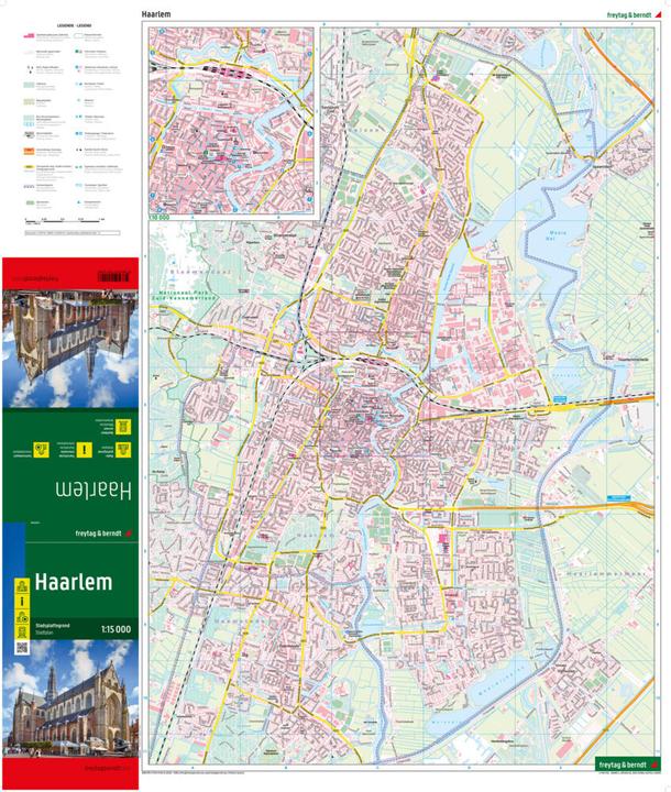 Actual product image Haarlem, city map 1:20.000, freytag &