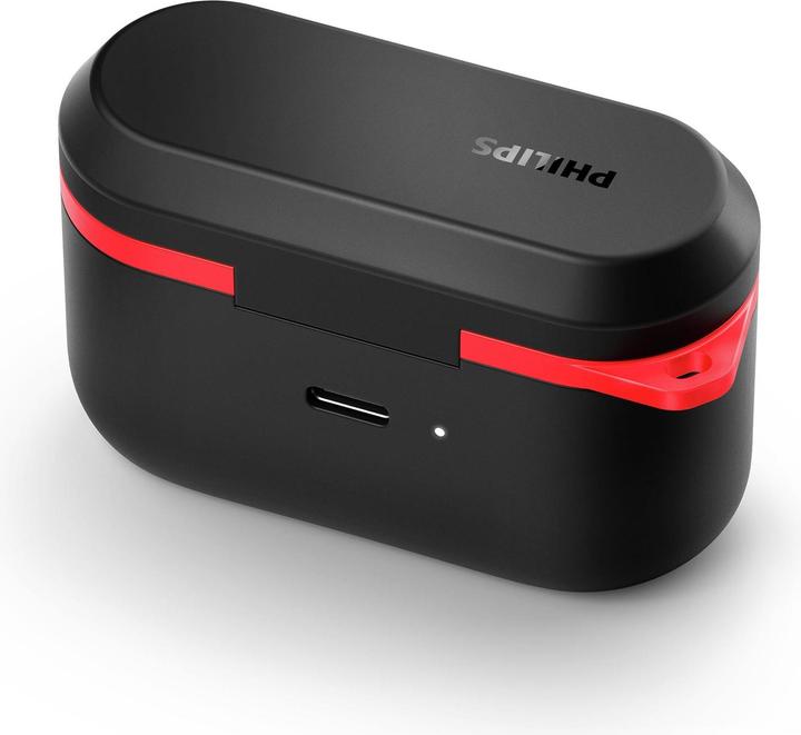 Productafbeelding Philips TAA7507BK/00 Echte draadloze sporthoofdtelefoon Bluetooth Zwart (ANC, 7 h, Draadloze)