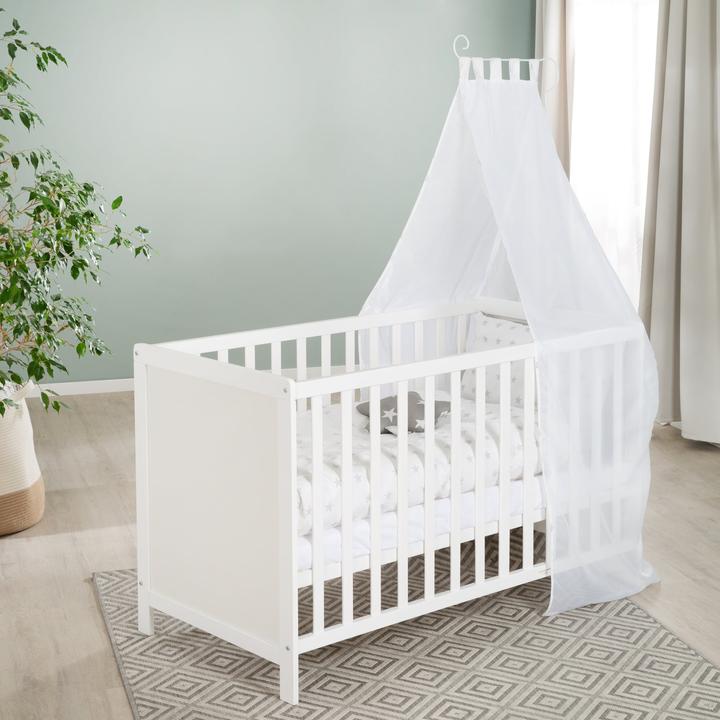 Produktbild Roba Multifunktionsbett mit Beistellfunktion inkl. Bettausstattung (60 x 120 cm)