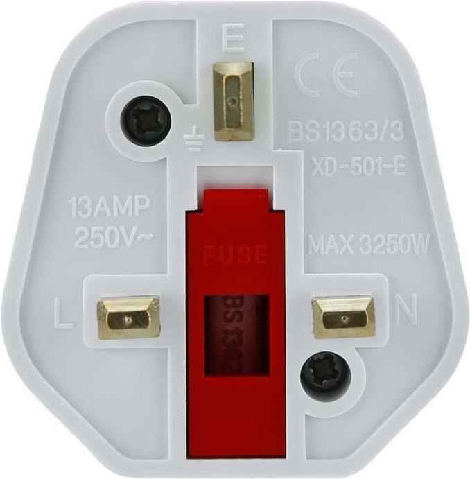 Image du produit Intirilife Kit de 4 adaptateurs de prise UK type G vers EU