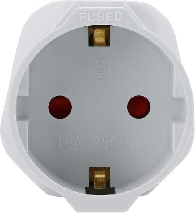 Image du produit Intirilife Kit de 4 adaptateurs de prise UK type G vers EU