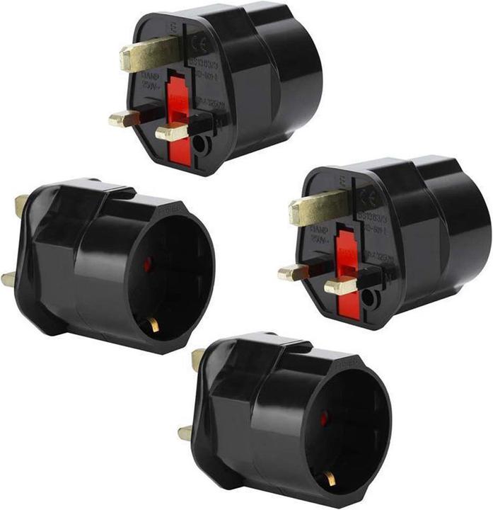 Intirilife Steckdosenadapter UK Typ G auf EU