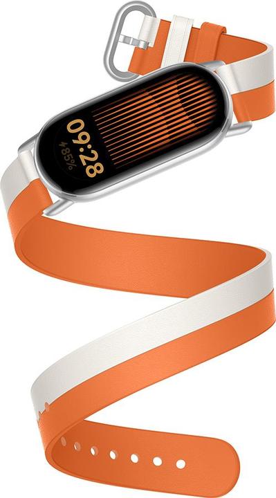 Actual product image Xiaomi Smart Band 9 Dual-tone Leather Strap (Calfskin, PU (inside))