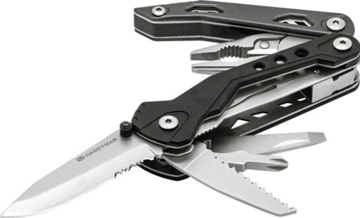 True Utility Multifunktionswerkzeug HandyOne TU181 Länge geschlossen 110 mm Klingenlänge 66 mm Edelstahl (18 Funktionen)