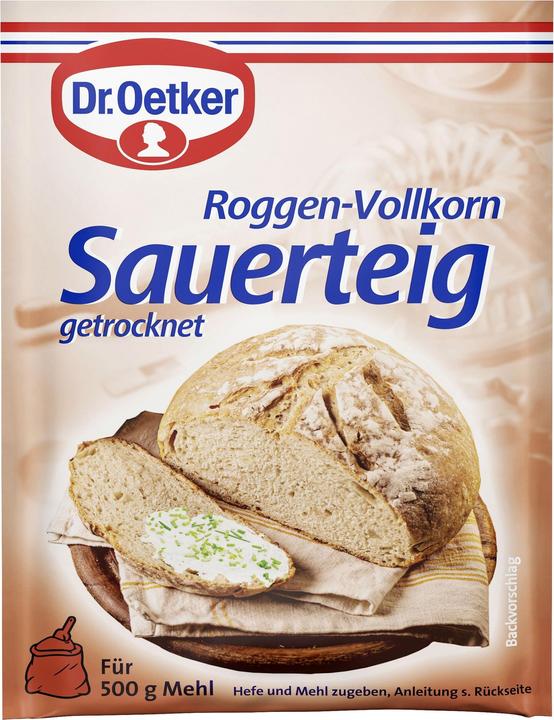Produktbild Dr. Oetker Roggen-Vollkorn Sauerteig (15 g)