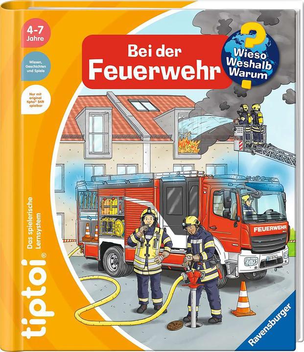 Immagine prodotto tiptoi Bei der Feuerwehr (Tedesco, Niklas Böwer, Daniela fuggire, 2022)