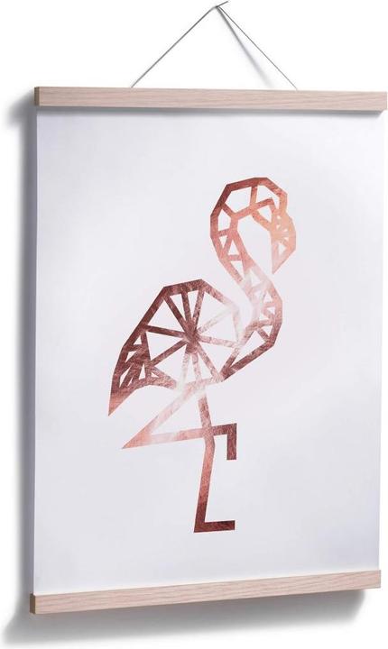 Produktbild Trenddeko Origami Flamingo - Kupfer-Optik (80 x 100 cm)