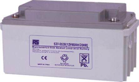 Rs Pro Loodaccu 12V 65Ah (12 V, 65000 mAh)