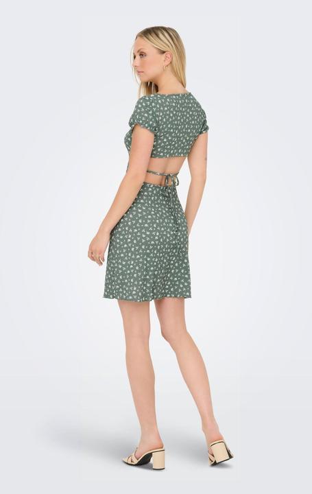 Produktbild Only Normal geschnitten V-Ausschnitt Glockenärmel Midikleid Kleid (XS)