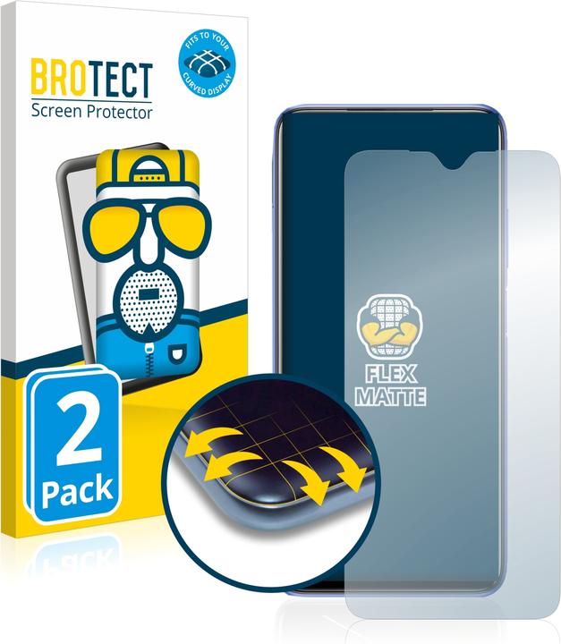 Actual product image BROTECT Full-Cover Protector Matte (2 Piece, Xiaomi Poco M3)
