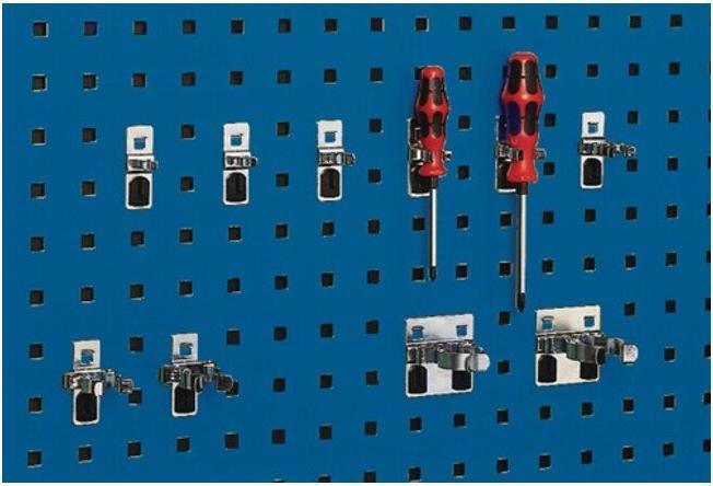 Produktbild Bott Einfache Werkzeugklemmen, für Lochblech-Platten-System, B 20 mm