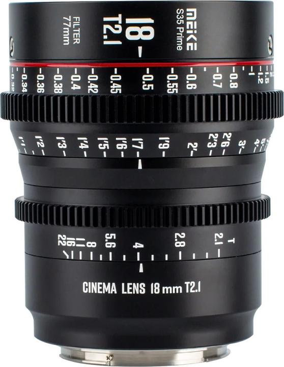 Actual product image Meike MK 18mm T2.1 Canon EF Mount S35 (Canon EF)