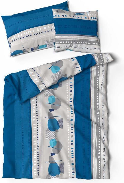 Image du produit Lotus Bettwaren Literie Bambou Tulani bleu (Taie d'oreiller, 65 x 65 cm)