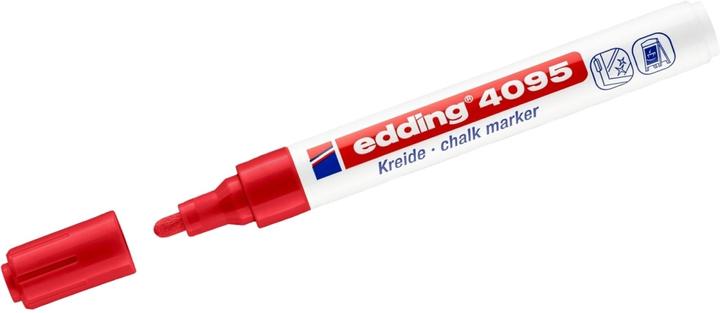 Image du produit Edding Marqueur de fenêtre 4095 (Rouge, 3 mm, 10 x)
