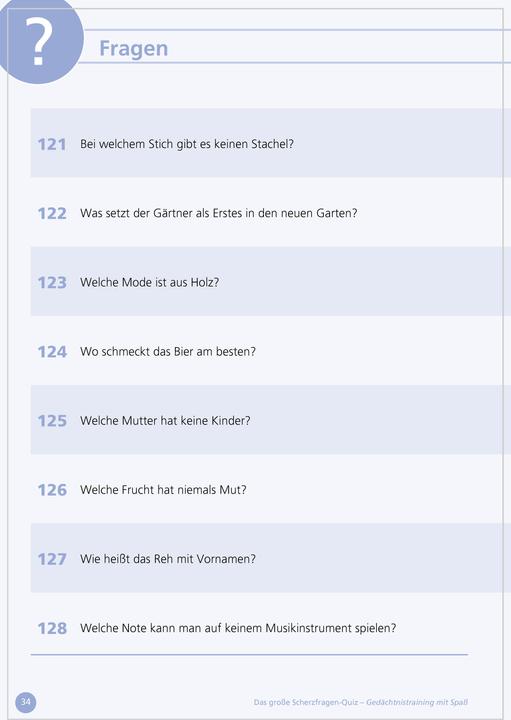 Actual product image Das grosse Scherzfragen-Quiz für Senioren (German)