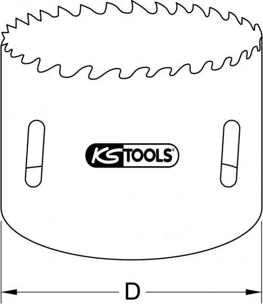 Productafbeelding KS Tools HSS bimetaal gatenzaag (121 millimeter)