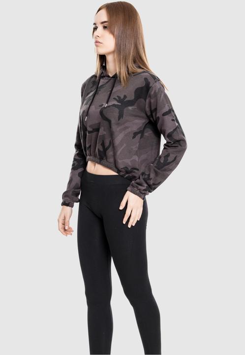 Actual product image Urban Classics Ladies Camo Cropped Hoody (M)