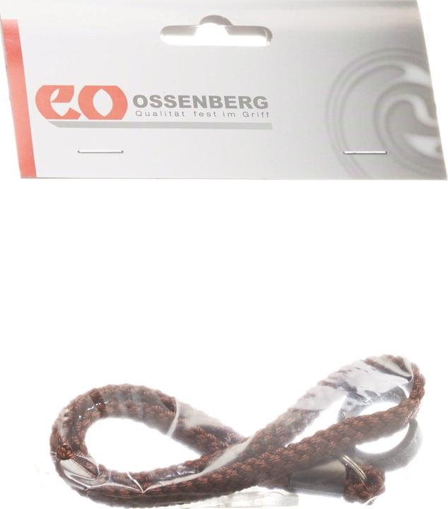 Sahag Stockschlaufe Kordel braun mit Clip
