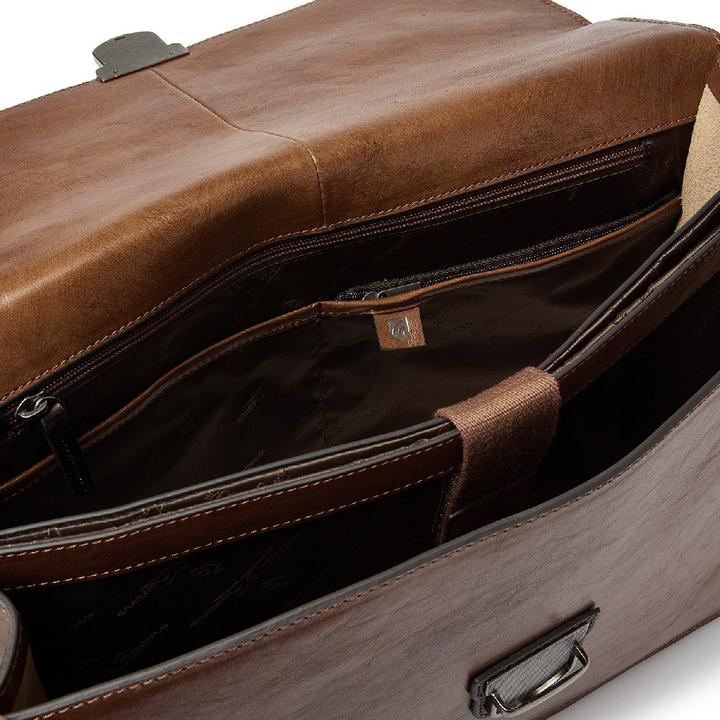 Produktbild Castelijn & Beerens Rien Aktentasche RFID Leder 39,5 cm Laptopfach (17.30")