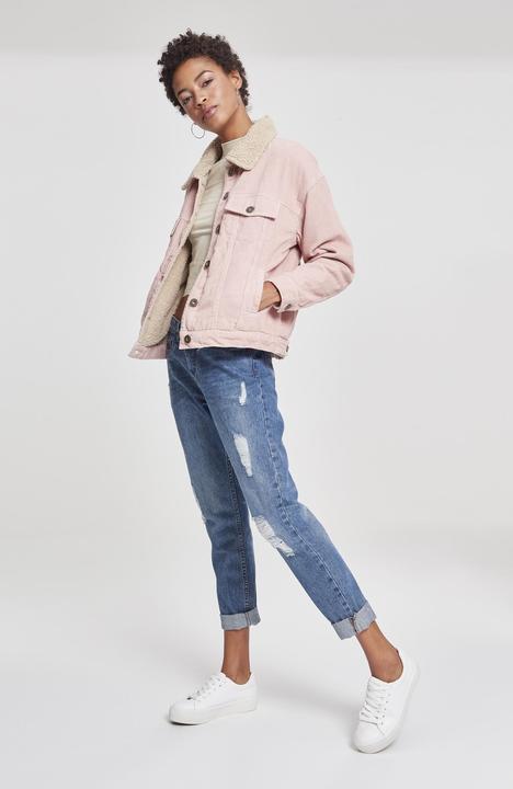 Actual product image Urban Classics Ladies Oversize Sherpa Corduroy Jacket (XL)