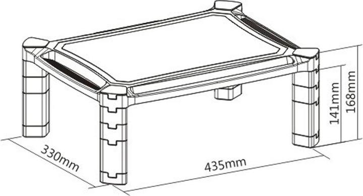 Produktbild Techly Monitor Riser