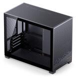 Immagine prodotto Jonsbo D32 PRO Black PC-Gehäuse, Mini-Gehäuse, mATX, Tempered Glass - schwarz (ATX)