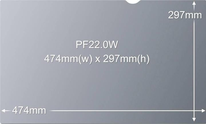 Actual product image 3M Pf220w1b (22", 16 : 10)