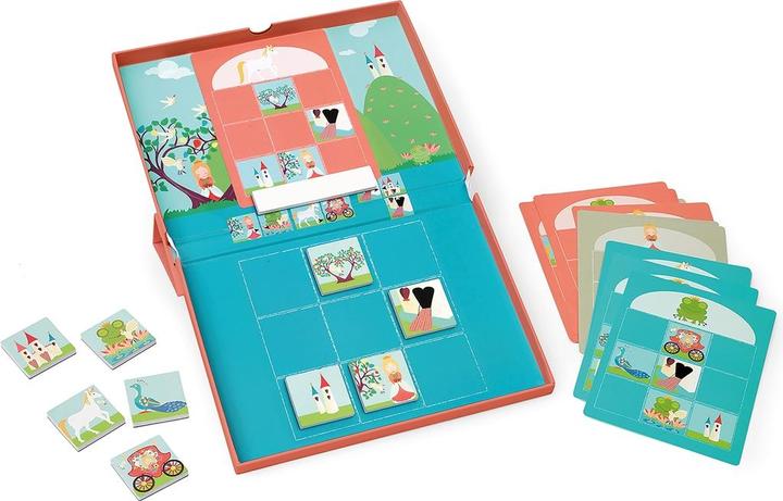 Actual product image Scratch Magnetic Learning Game Princess and Unicorn (French)