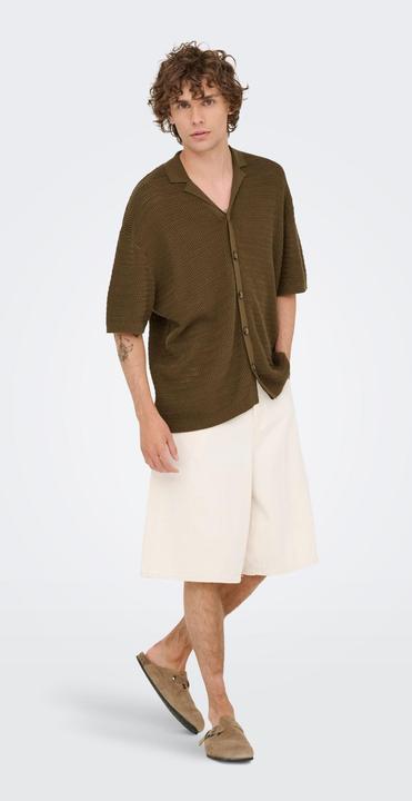 Immagine prodotto Only & Sons ONSTHIAGO Gestricktes Polo-Hemd Polo (L)