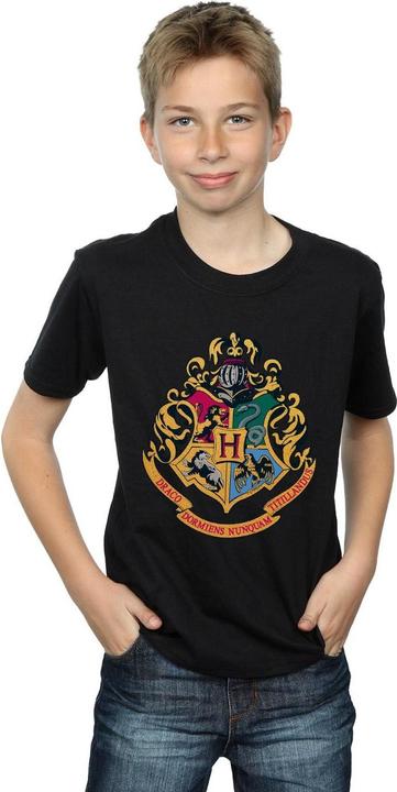 Immagine prodotto Hogwarts Crest Gold Ink Maglietta Ragazzi (140, 146)