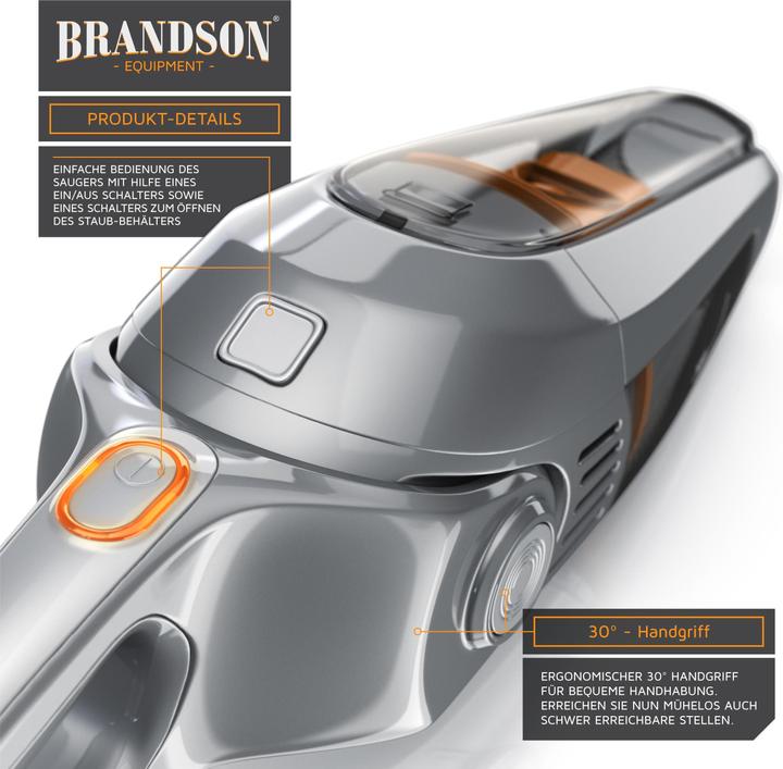 Image du produit Brandson Aspirateur à main à batterie 70 W