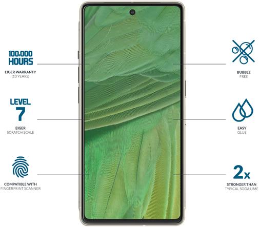 Actual product image Eiger Mountain Glass Clear (1 Piece, Google Pixel 7)
