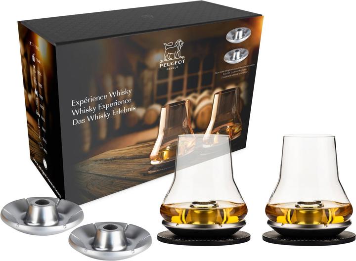 Peugeot Expérience du whisky (3.80 dl, 4 x, Verre à whisky)