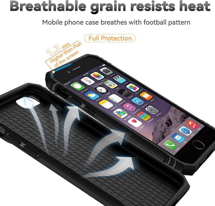 Immagine prodotto Ueli Express Outdoor Extreme Schutzhülle mit Kameraschutz (Apple iPhone 7, Apple iPhone 8, Apple iPhone SE (seconda generazione), Apple iPhone SE (terza generazione))