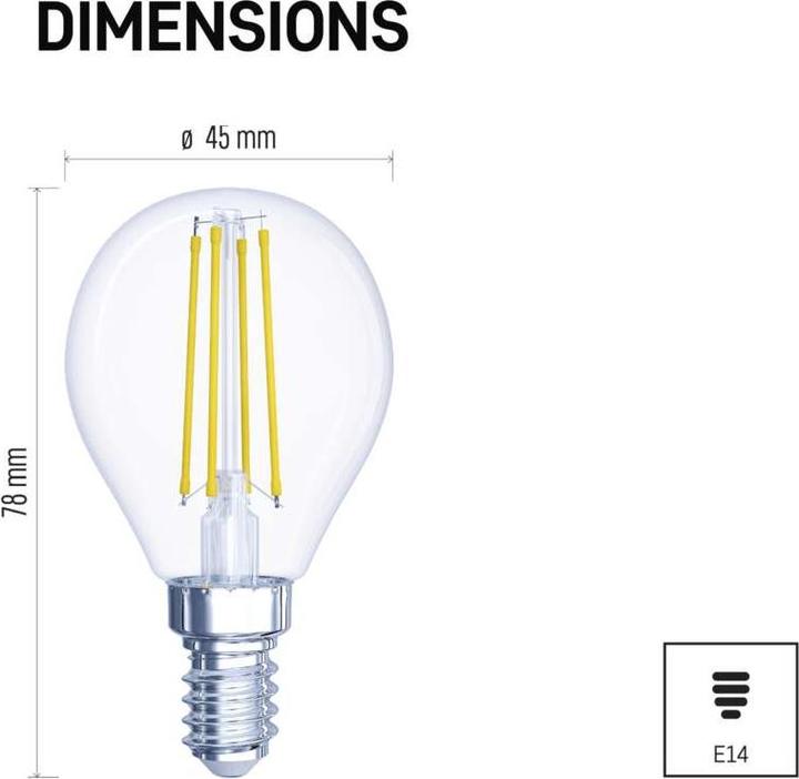 Immagine prodotto Emos ZF1240 (E14, 6 W, 810 lm, 1 x, D)