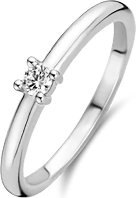 Ti Sento Milano Ring mit Zirkonia 12211ZI (56, 925 Silber)