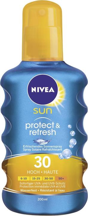 Image du produit NIVEA Protéger et rafraîchir (Spray solaire, SPF 30, 200 ml, 214 g)