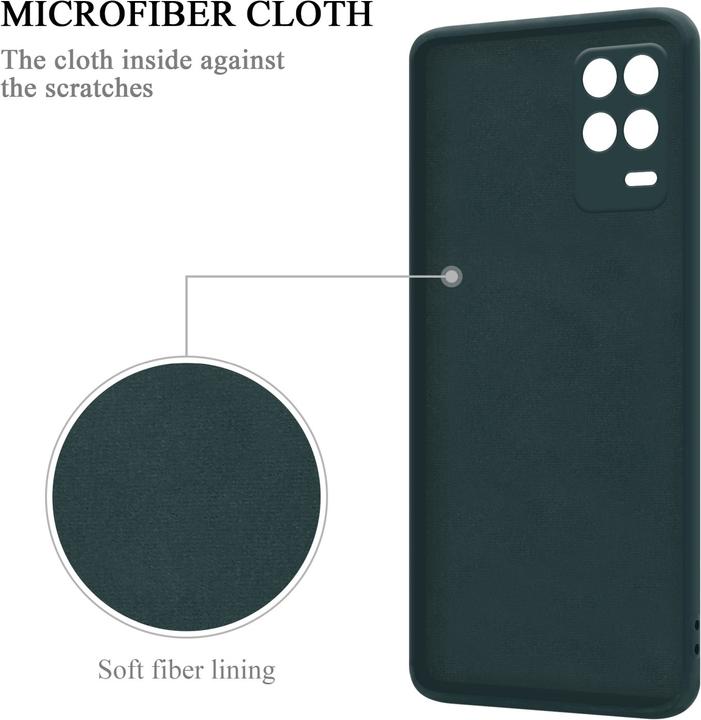Produktbild Cadorabo TPU Liquid Ring Silicone Case Hülle für Realme 8 5G / V13 / Q3 / Q3i / Narzo 30 5G (Realme V13, Realme Narzo 30 5G, Realme Q3i 5G)