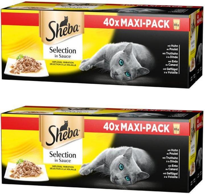 Actual product image Sheba Selection in Sauce Vorratspackung